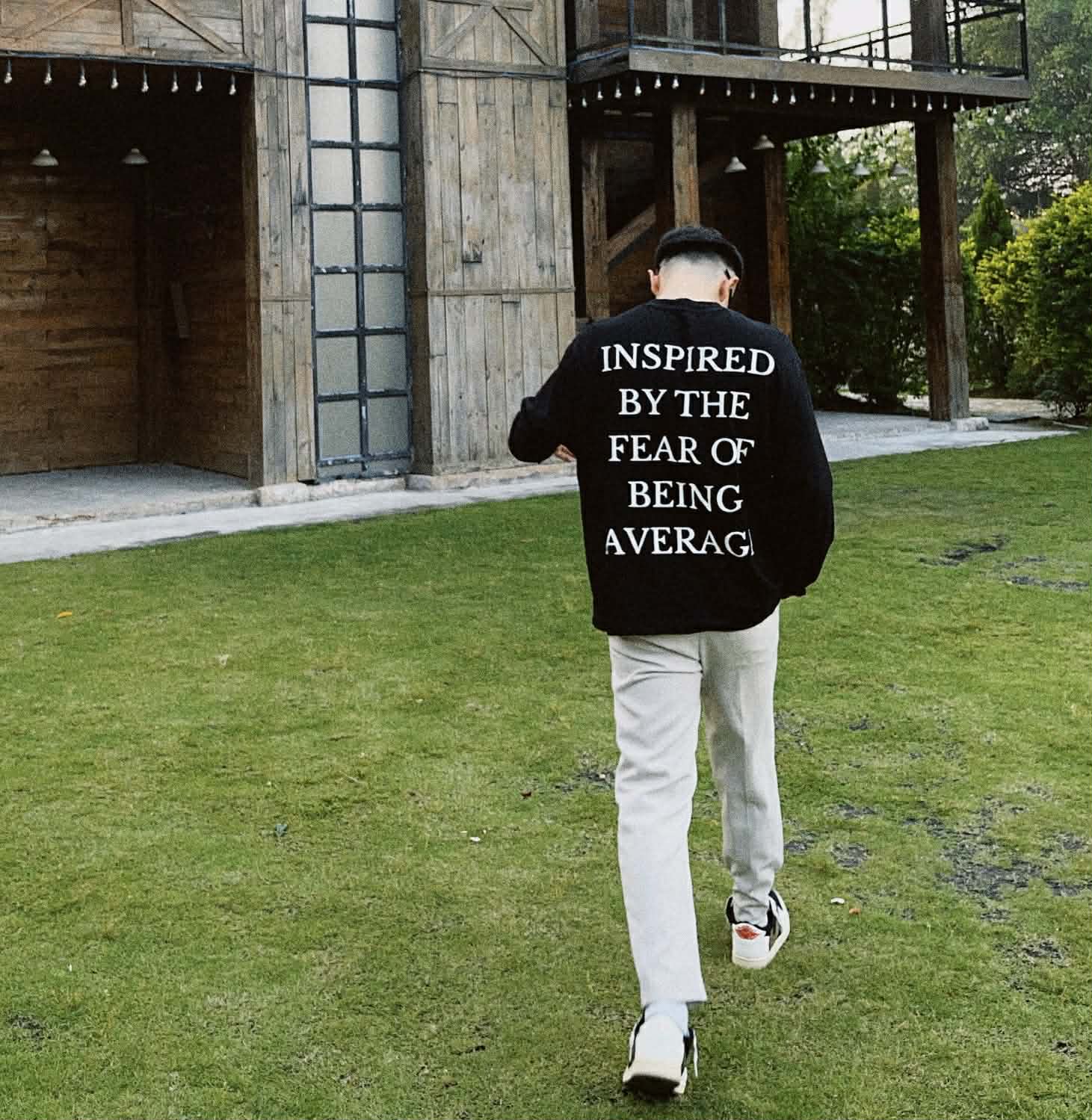 "Fear of Average" Long-sleeve
